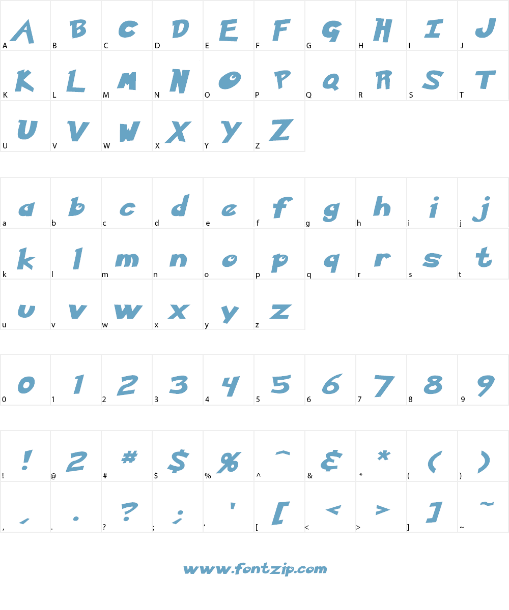 Ketchum Font Character